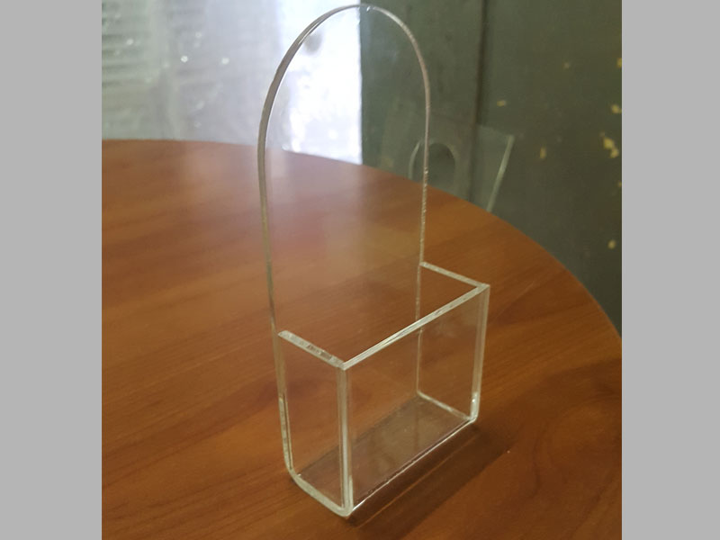 porta folletos de acrílico